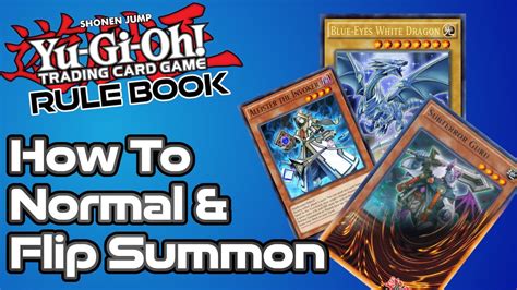 tribute summon rules|yu-gi-oh! flip summon rules.